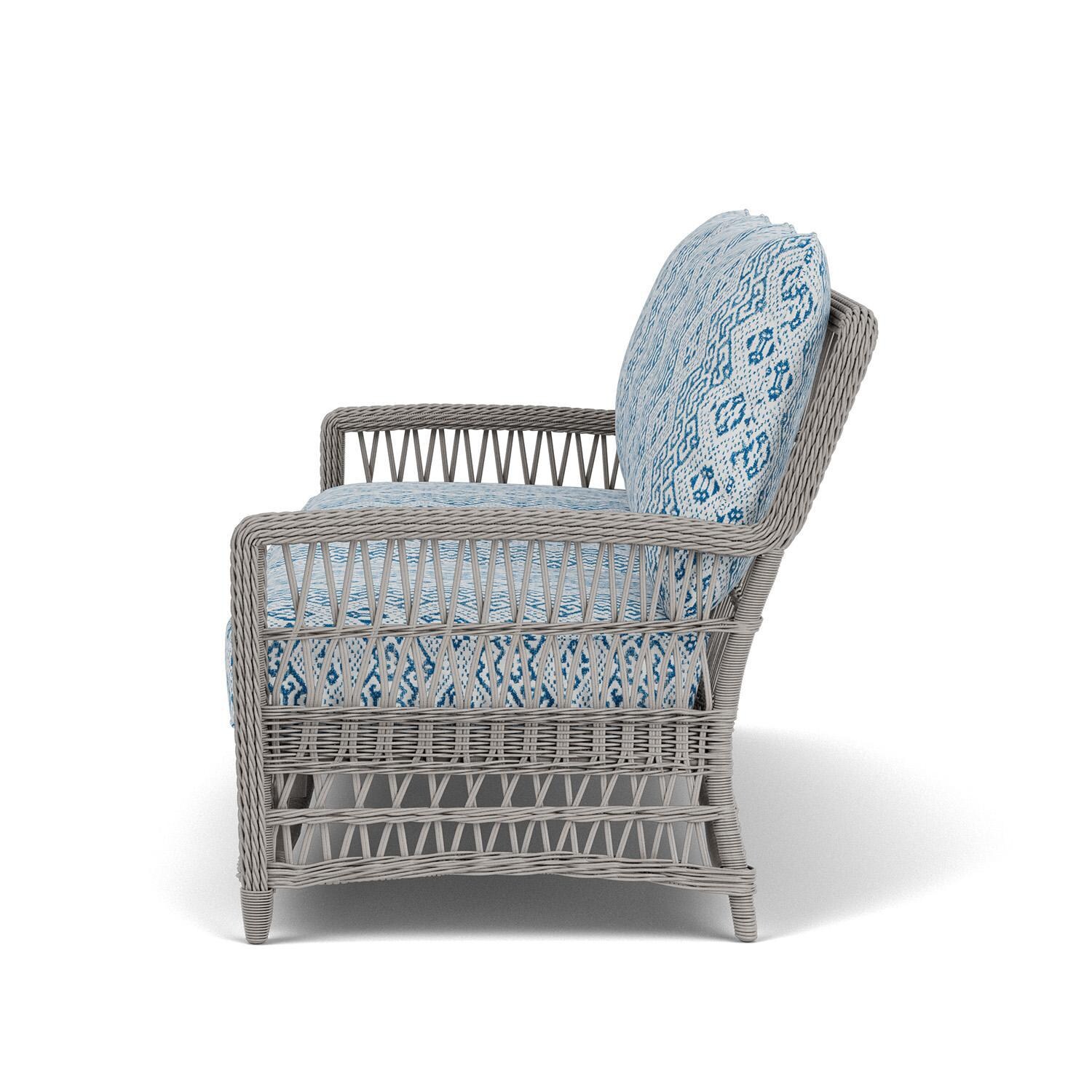 Lloyd Flanders Mackinac Sofa in Putty Finish with Aman Capri Fabric - Left Side thumbnail