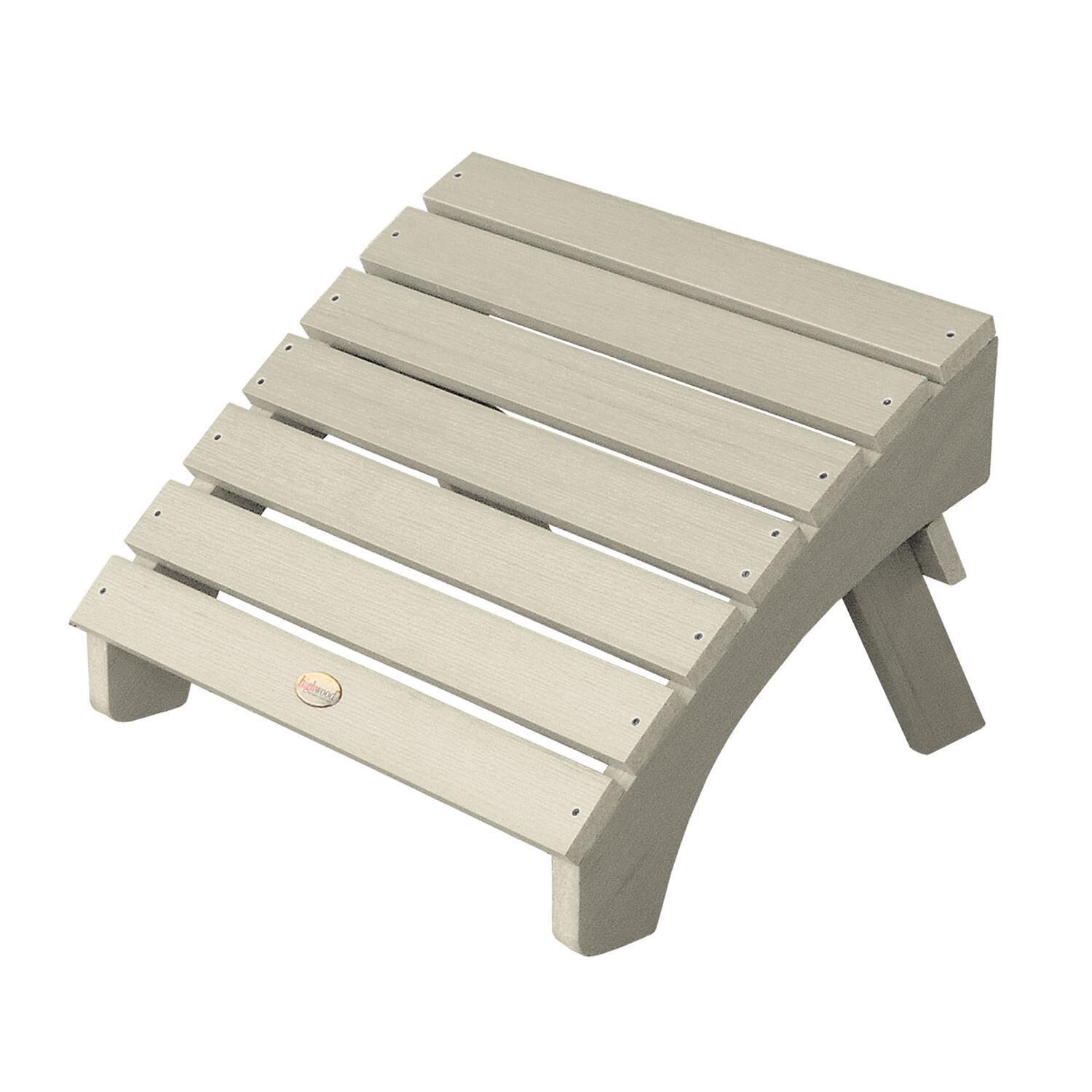 Lakeview Folding Adirondack Ottoman - Whitewash thumbnail