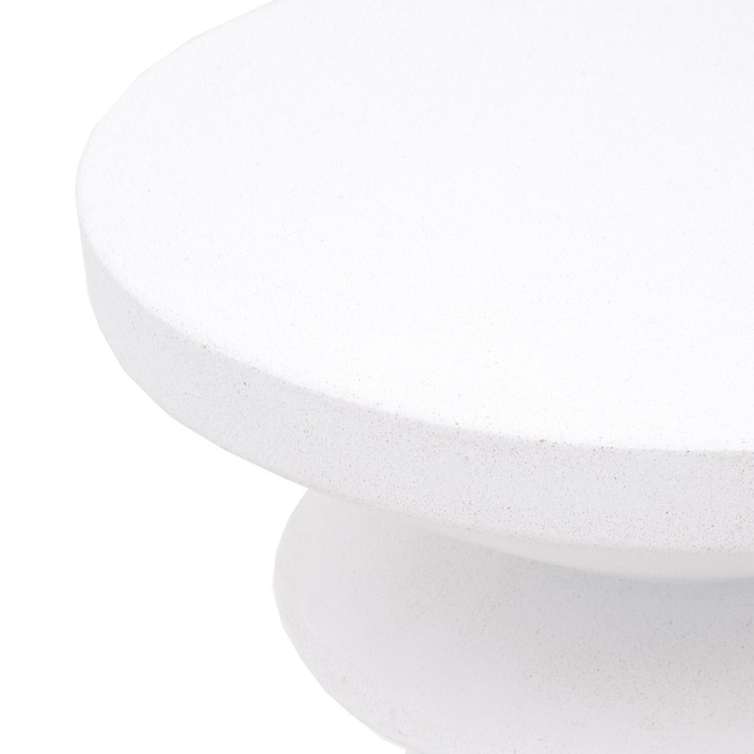 Lakeview Pawn Ivory Concrete Accent Table - Detail thumbnail