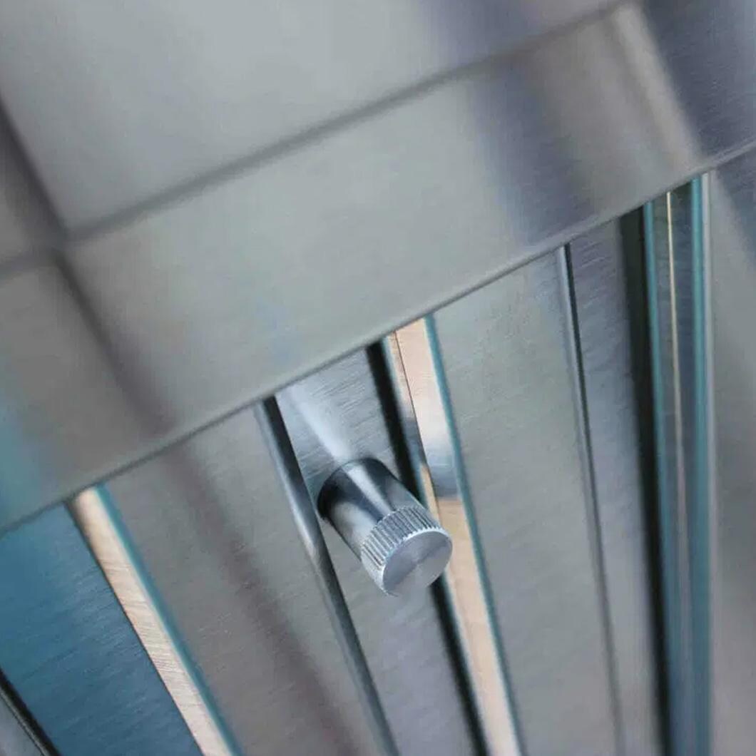 Trade-Wind S7272CD 72-Inch Smooth Outdoor BBQ Wall Hood - Stainless Steel- Hood Only - Knob - White Background thumbnail