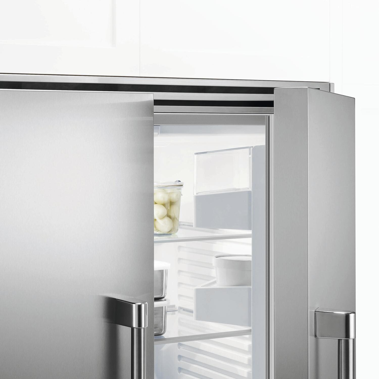 Fisher Paykel Professional 36-Inch Wide 70-Inch Tall Freestanding French Door Refrigerator - Brushed Stainless Steel Handle thumbnail