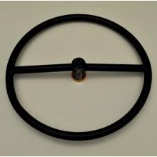 HPC 12-Inch Round Black Steel Single-Ring Natural Gas Fire Pit Ring Burner Only image