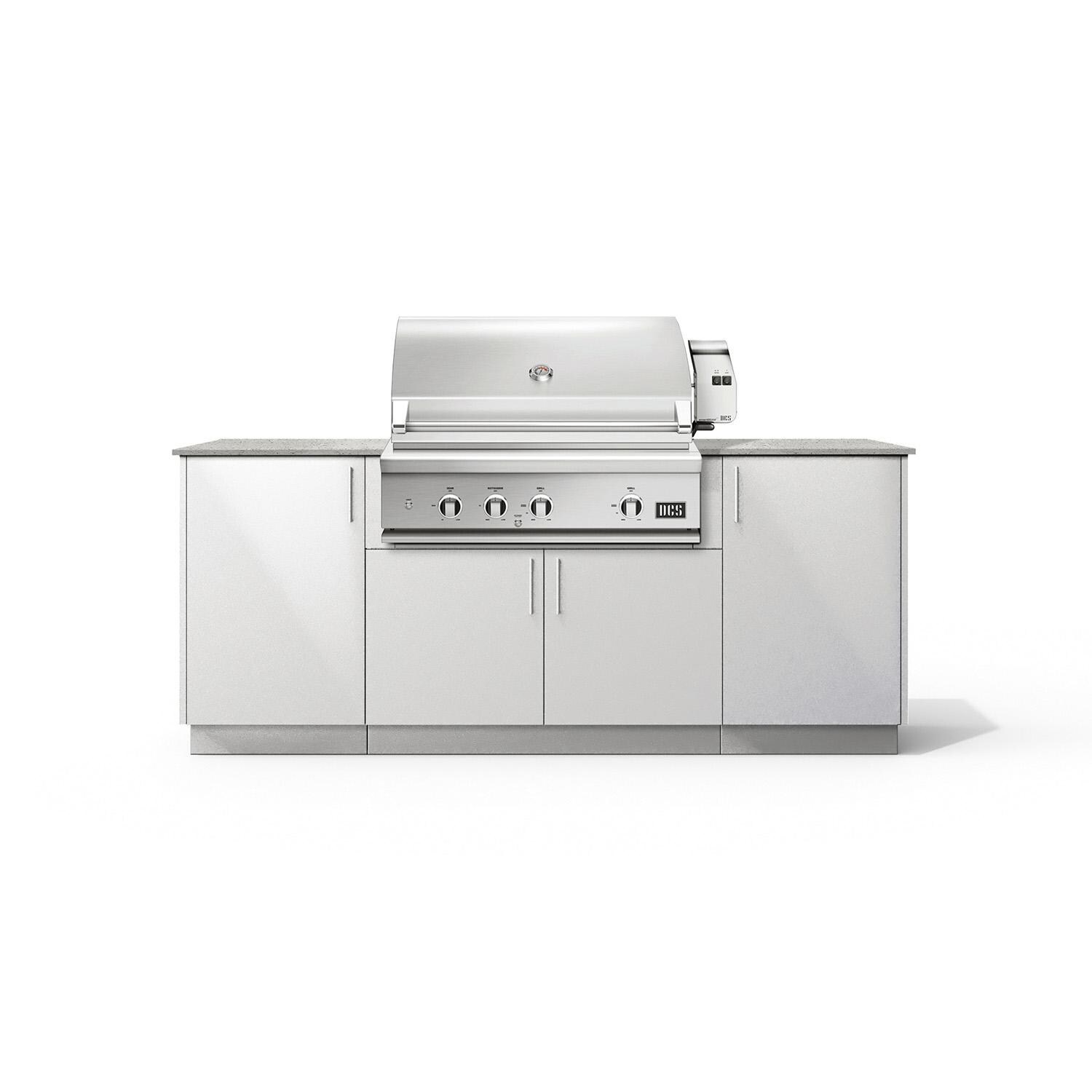 Urban Bonfire B-Sierra-36-DCS-Keon-Chantilly Sierra 36 Outdoor Kitchen w/ DCS Natural Gas Grill, Keon Countertop & Chantilly Finish thumbnail