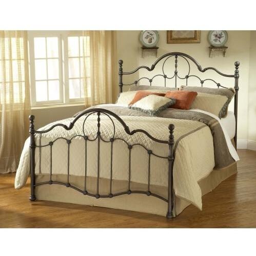 Hillsdale Venetian Old Bronze Metal Bed Set With Frame - Queen