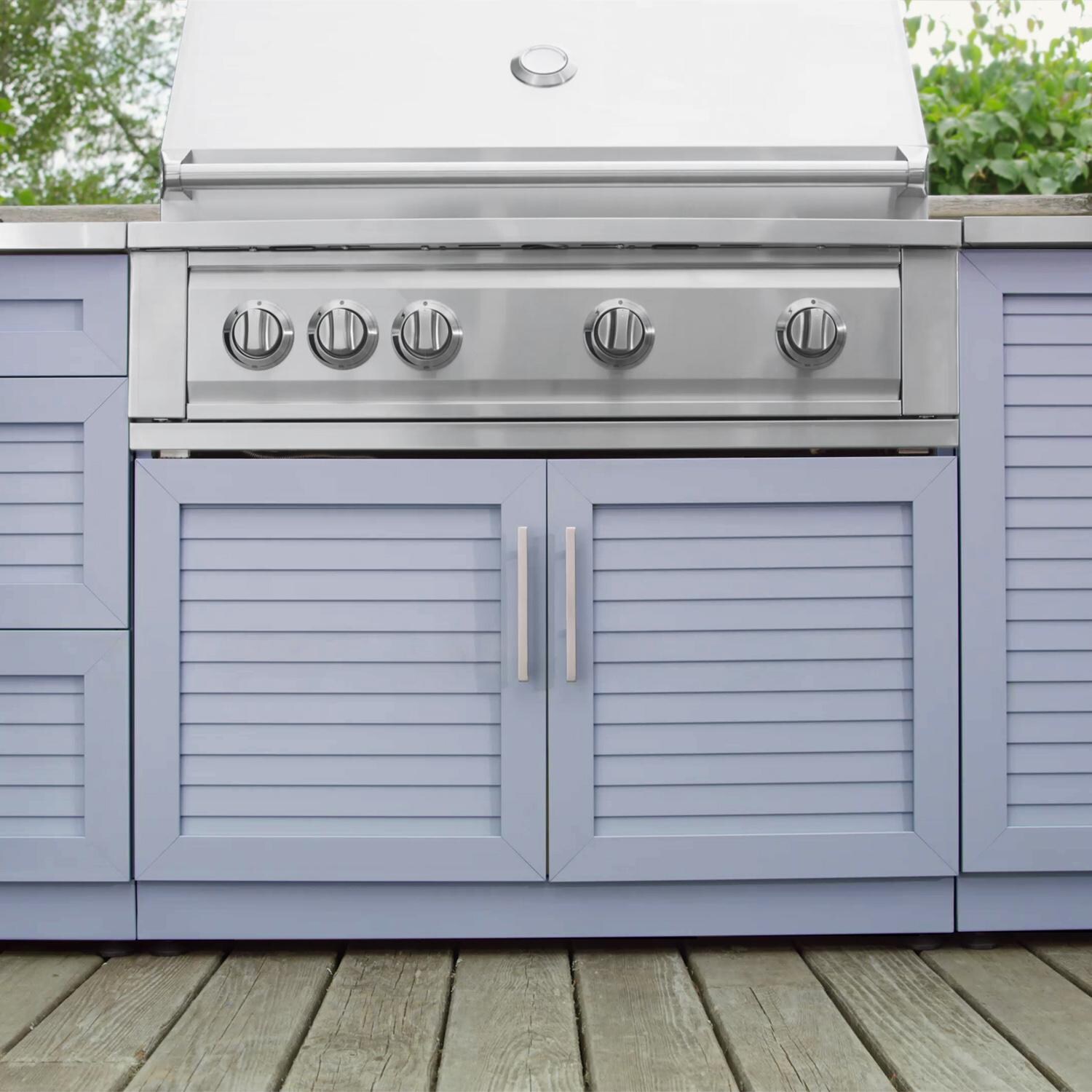 NewAge Outdoor Kitchen 4 Piece Set With 33Inch Insert Grill