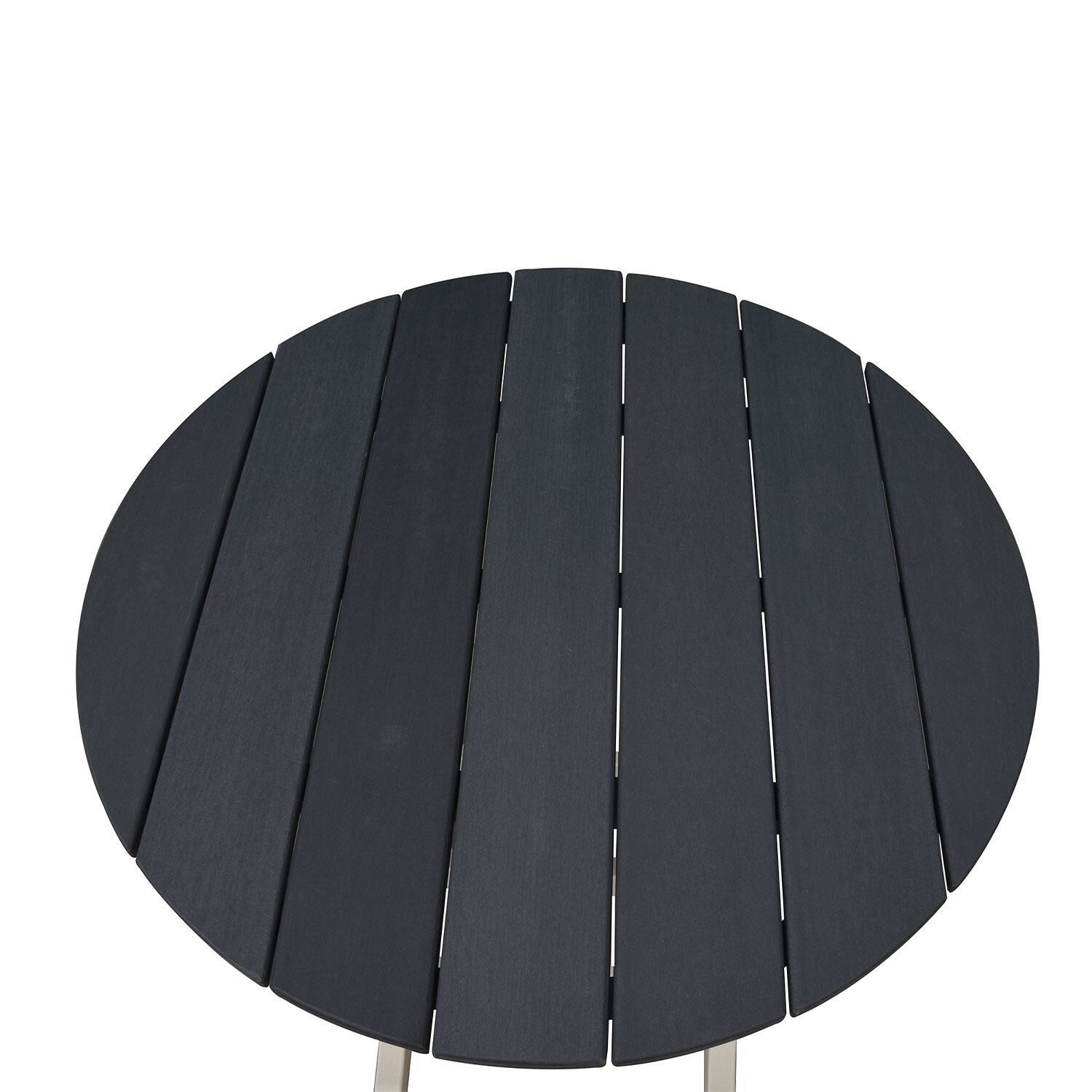 Estatewood 35 Inch Polyresin Bar Table by Lakeview Outdoor Designs - Top View - White Background thumbnail