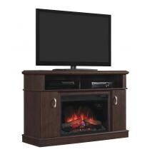 ClassicFlame Dwell 47-Inch Electric Fireplace Media Console With Traditional Log Set - Midnight Cherry - 26EF031GRP image