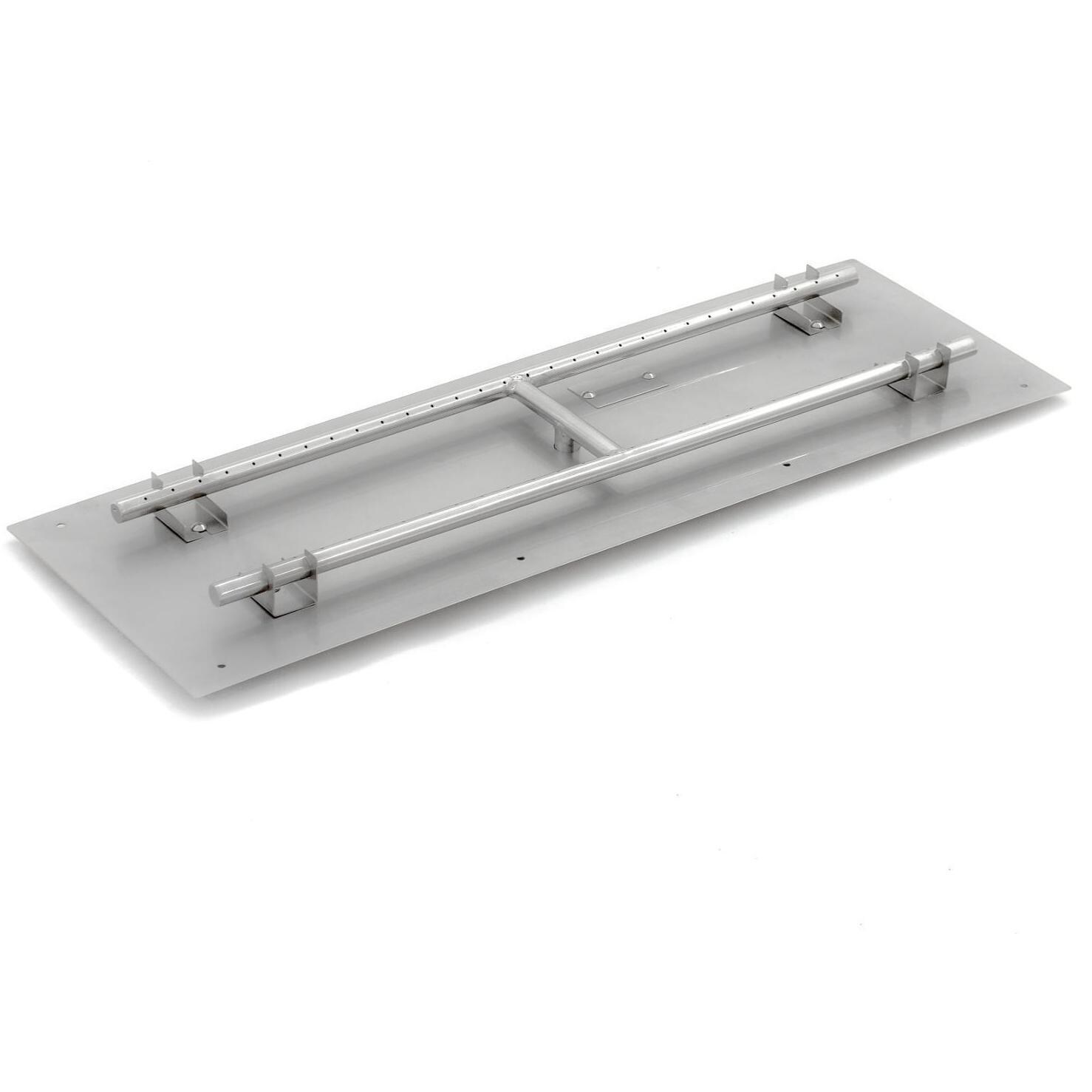 BBQGuys Signature 36-Inch Rectangular Flat Pan With 31-Inch Natural Gas H-Burner image