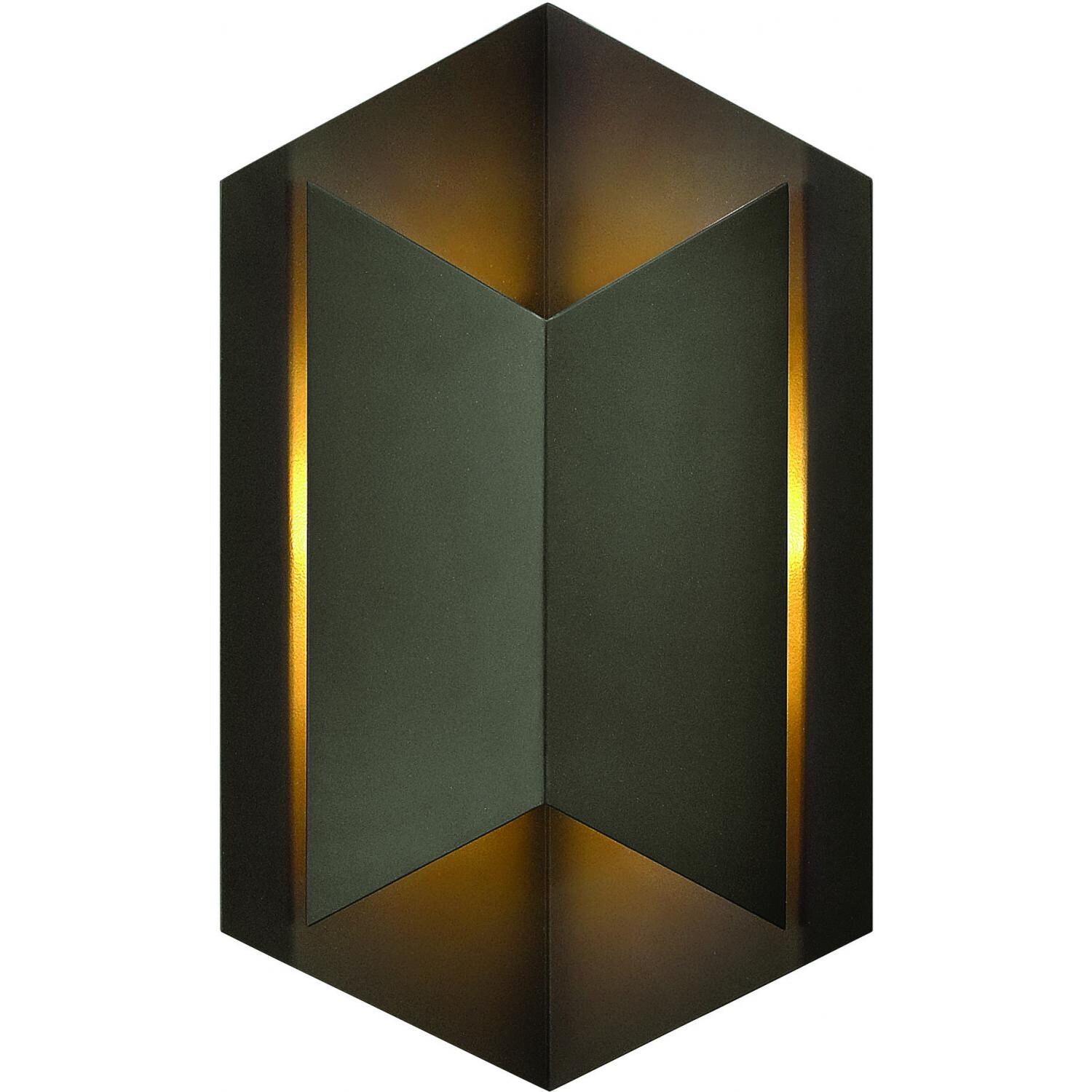 Hinkley Lighting Lex One Light 15-Inch LED Outdoor Wall Light - Bronze - 2714BZ