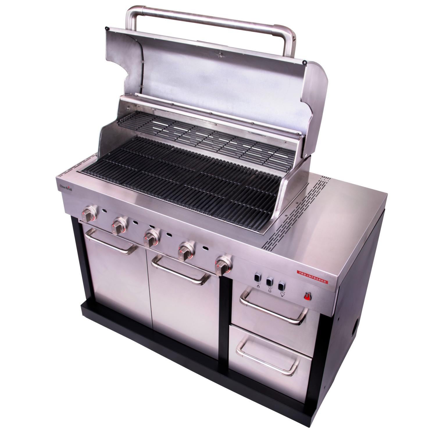 CharBroil Medallion Series Modular Outdoor Kitchen Amplifire 5Burner Propane Gas Grill