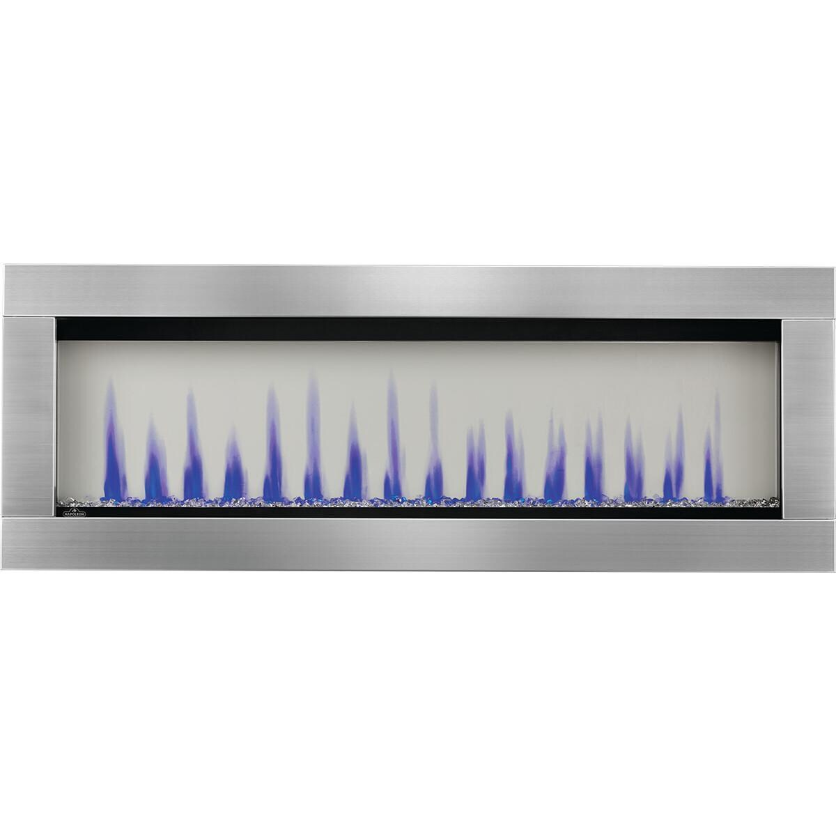 Napoleon NEFBD50HE 50-Inch CLEARion See-Thru Built-In Electric Fireplace - Privacy Purple W/ Optional Stainless Steel Trim Kit thumbnail