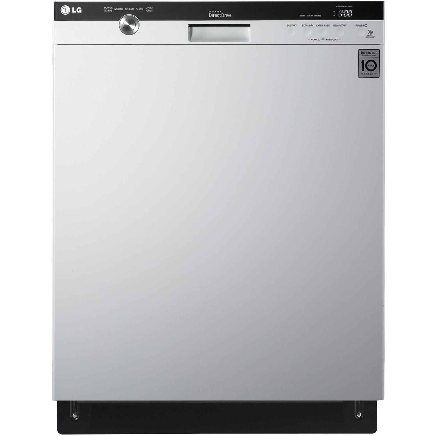 LG LDS5540WW 48-Decibel Semi-Integrated DishWasher - Smooth White