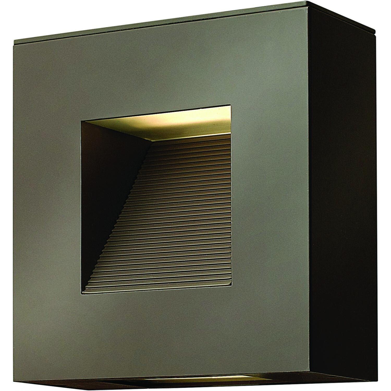 Hinkley Lighting Luna Two Light 9-Inch LED Dark Sky Outdoor Wall Light - Bronze - 1647BZ-LED