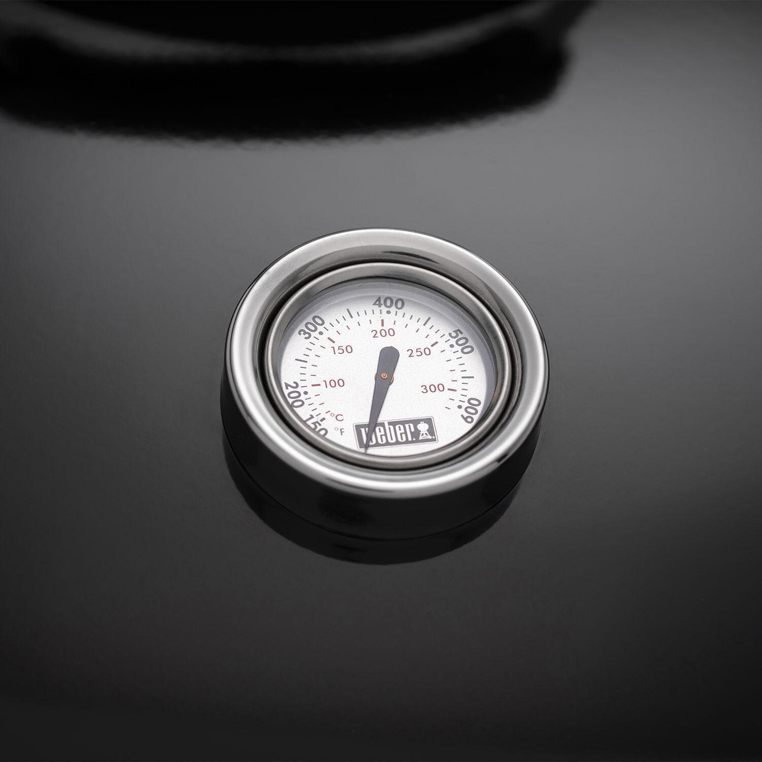 Weber 1500065 Master Touch 26-Inch Charcoal Grill With Gourmet BBQ System Cooking Grate in Smoke - Temperature Gauge - Detail thumbnail