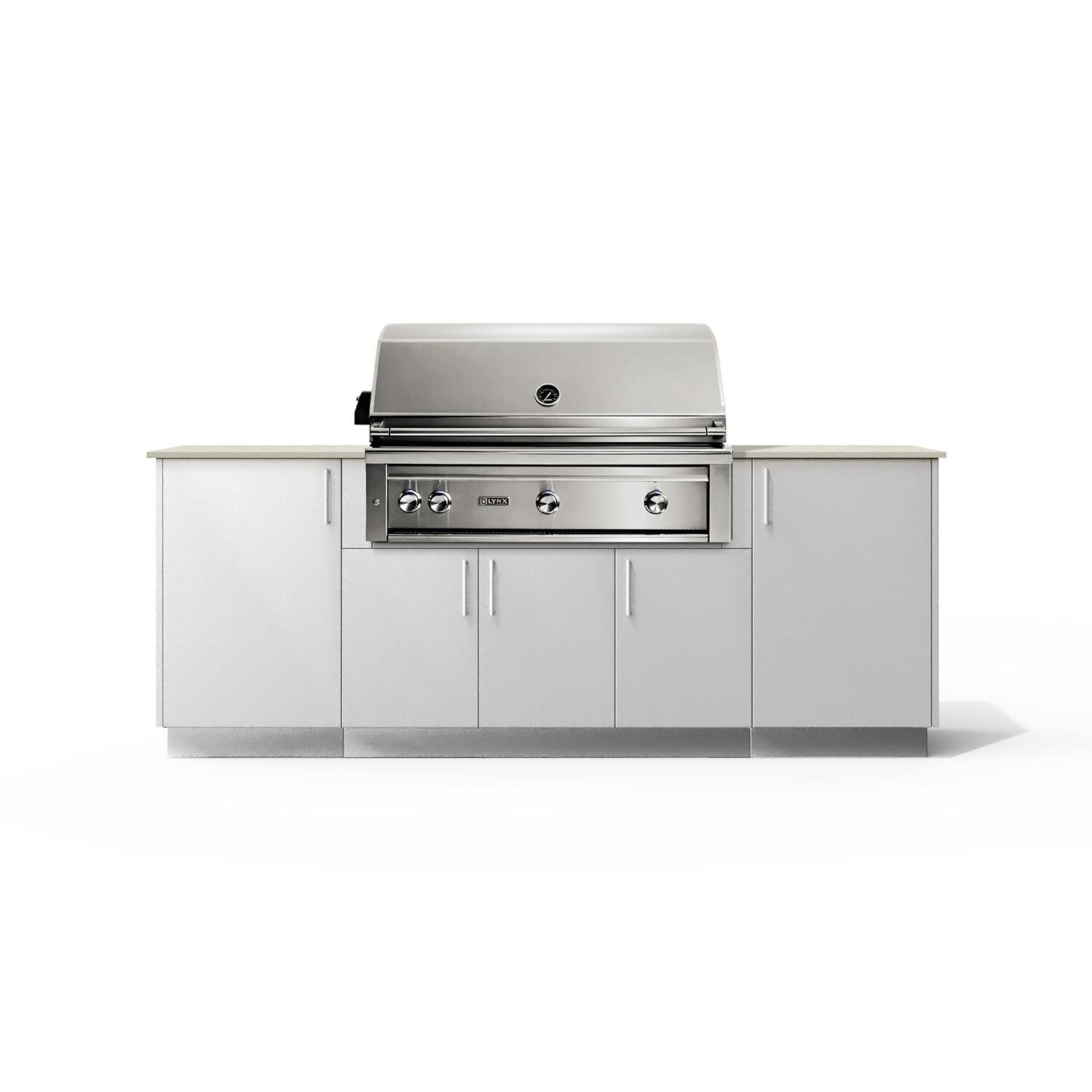 Urban Bonfire B-Sierra-42-Lynx-Danae-Chantilly Sierra 42 Outdoor Kitchen w/ Lynx Propane Grill, Danae Countertop & Chantilly Finish thumbnail