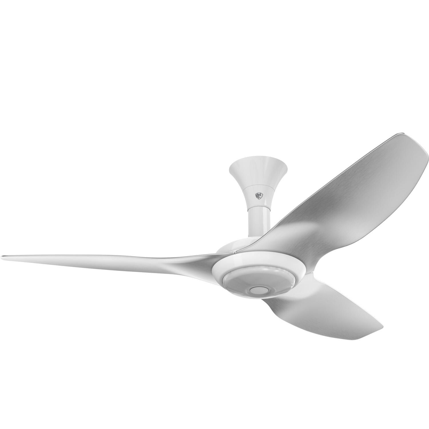 Big Ass Fans 52-Inch Haiku Ceiling Fan Low Profile Mount W/Downlight in White/Brushed Aluminum - MK-HK4-042500A259F531G10S2