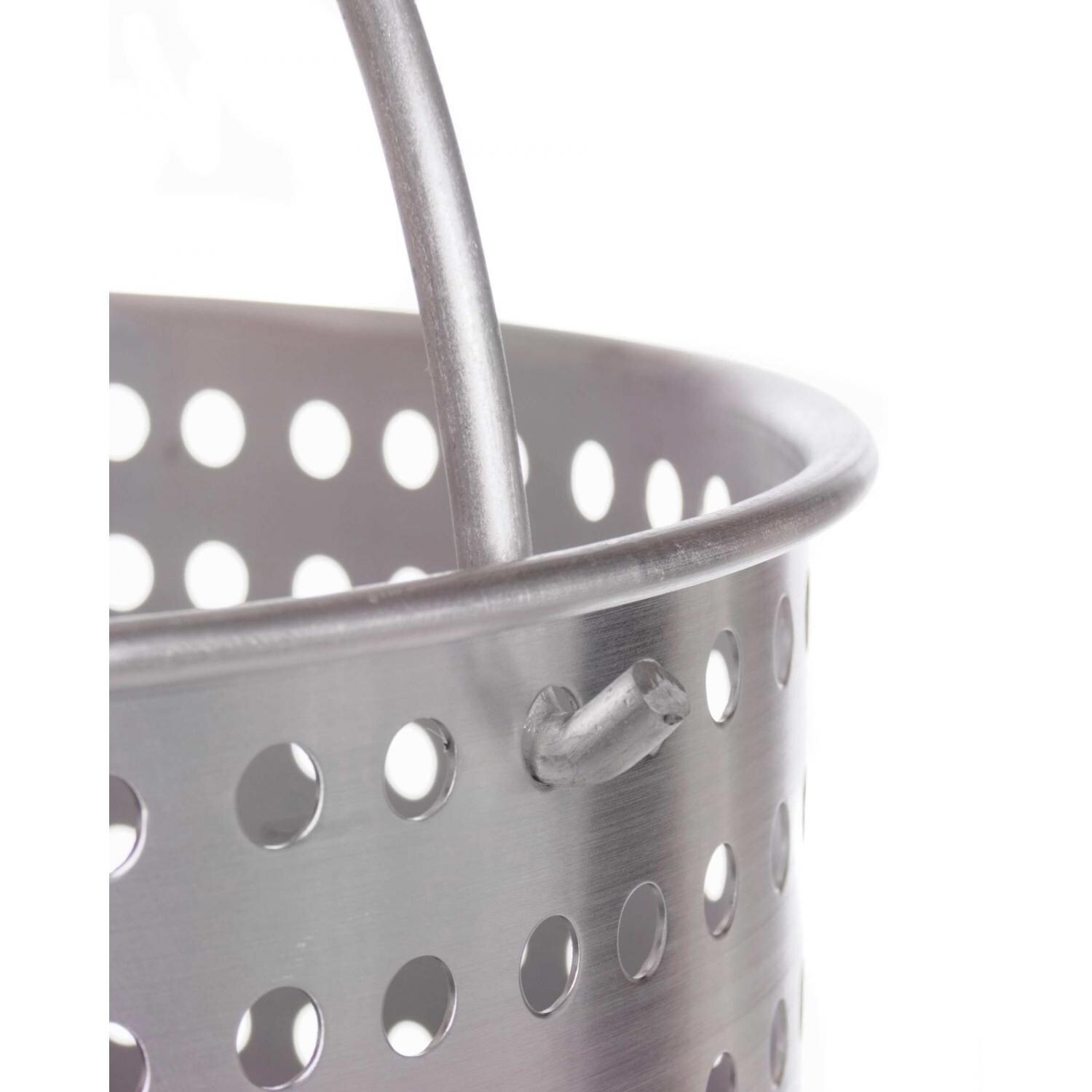 Cajun Cookware 80-Quart Aluminum Boiling Stock Pot - Strainer Handle thumbnail