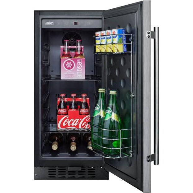 Summit 3.0 Cu. Ft. Built-in Refrigerator - Stainless Steel - Full thumbnail