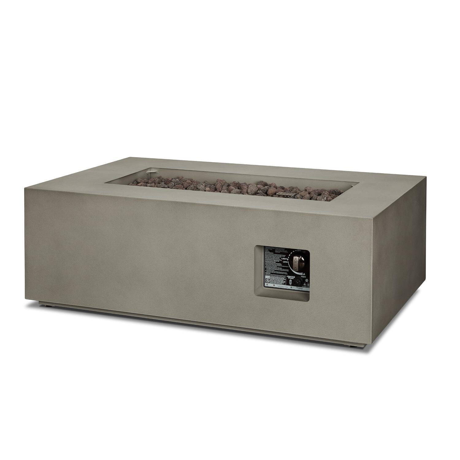 Lakeview Outdoor Designs SC-C9811LP-MGRY Elysian 42-in Rectangle Propane Gas Fire Table - Control thumbnail