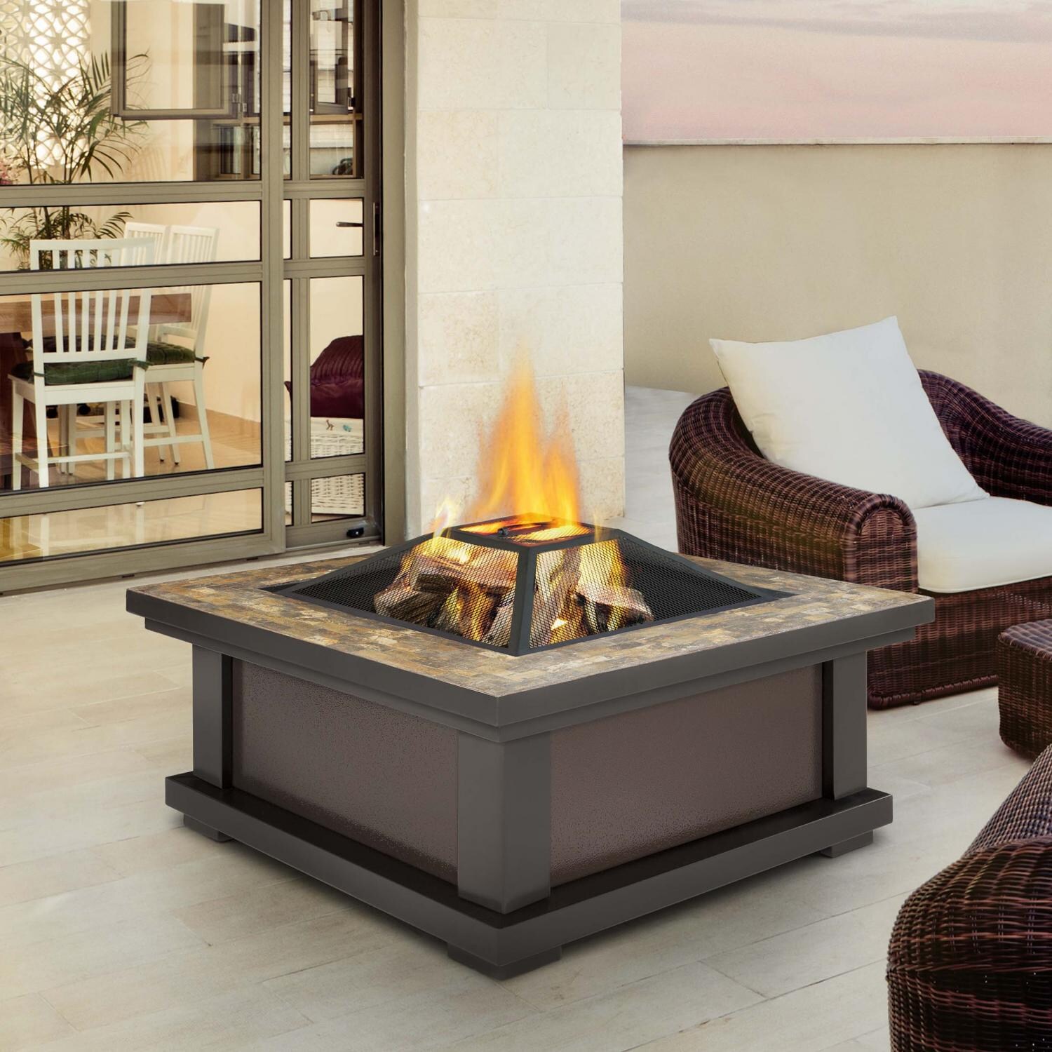 Real Flame Outdoor Coffee & End Tables