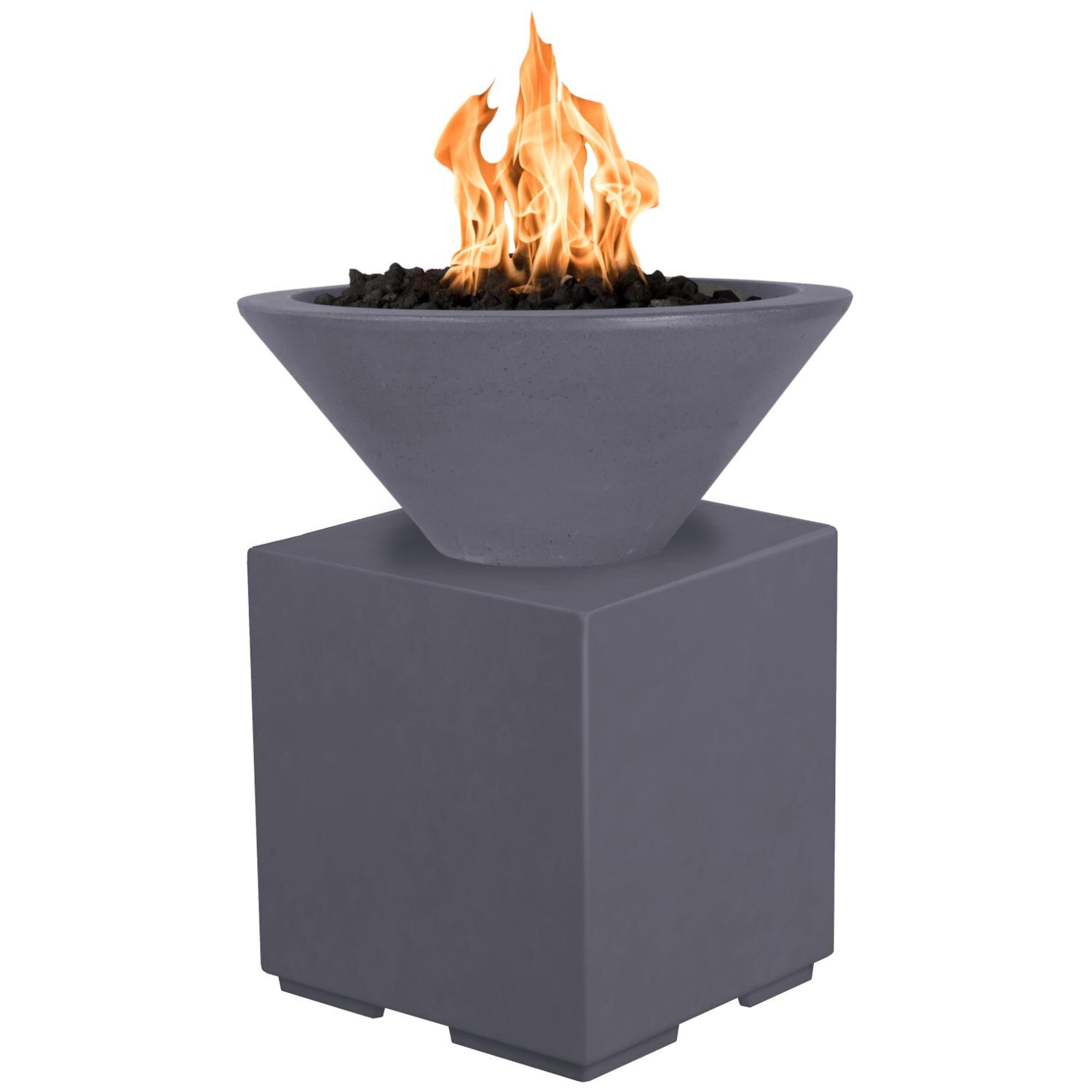 Gray GFRC Pillar with Bowl Outline thumbnail