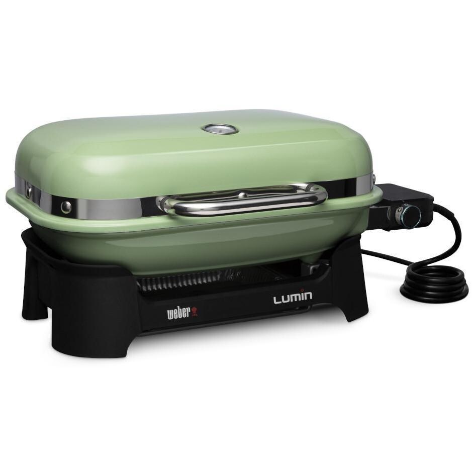 er Lumin Compact Portable 1560 Watt Electric Grill Seafoam Green