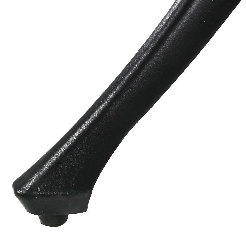 Ultimate Patio 35-Inch Black Cast Aluminum Square Dining Table - Table Leg thumbnail