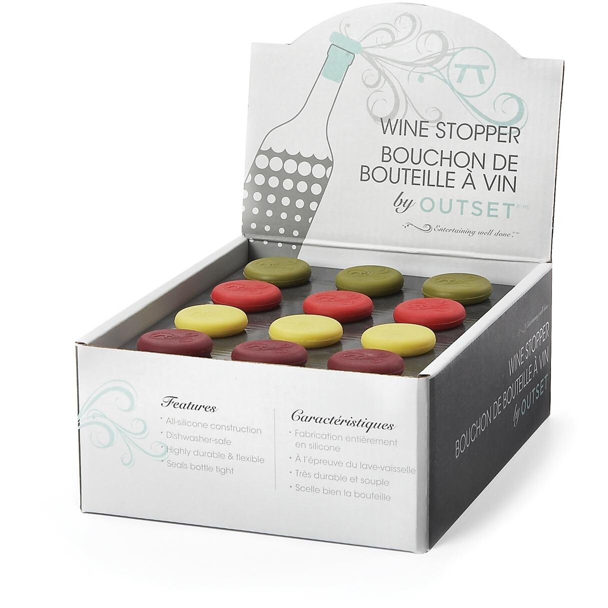 Outset Silicone Wine Stoppers - Set Of 24 thumbnail