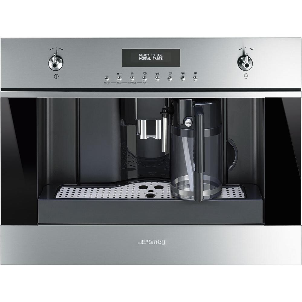 Smeg Classic 24-Inch Fully Automatic Built-In Coffee Maker - Stainless Steel - CMSU6451X