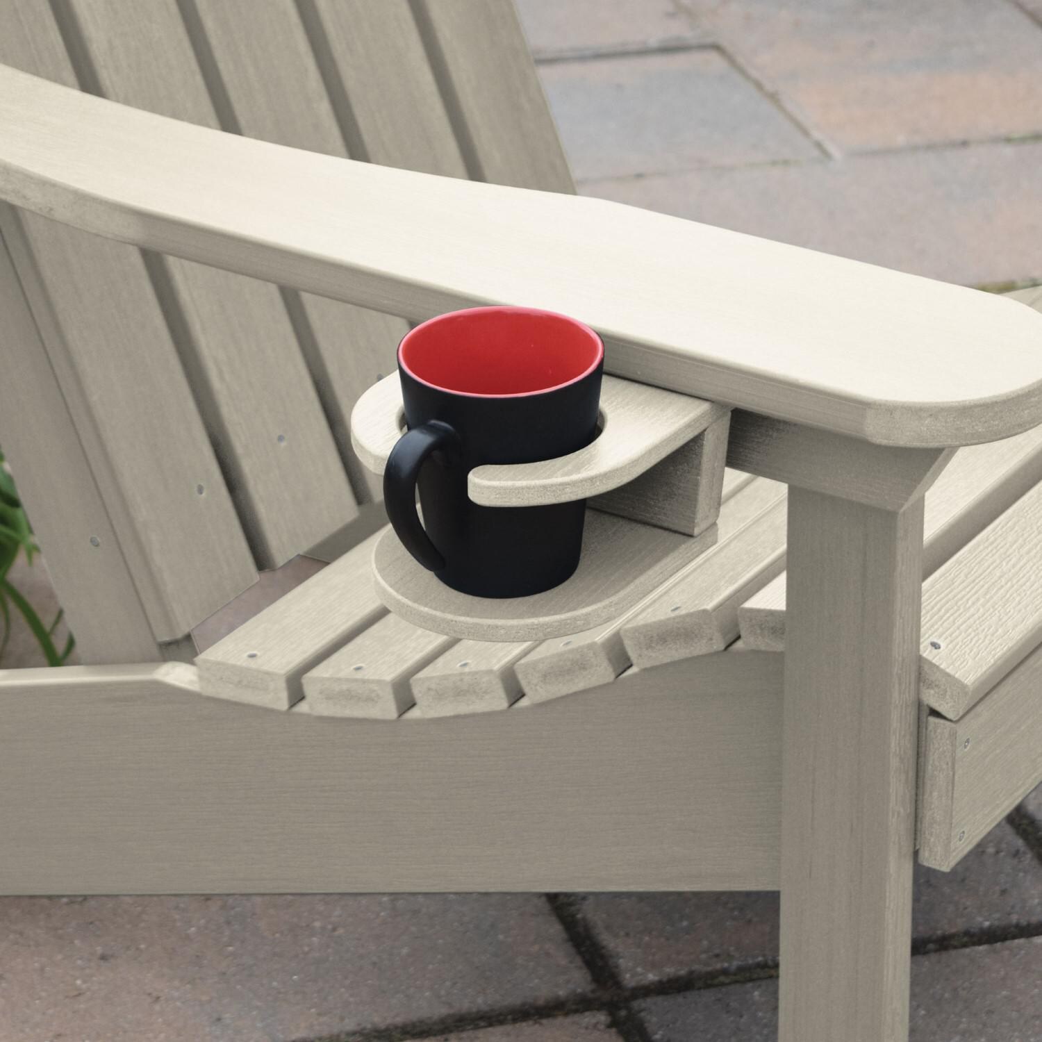 Lakeview Easy-add Cup Holder - Whitewash