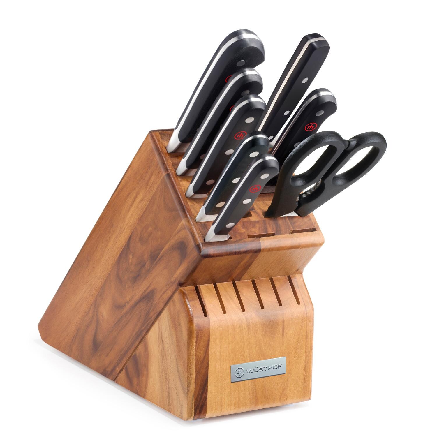 Wusthof Classic 9-Piece Acacia Knife Block Set thumbnail