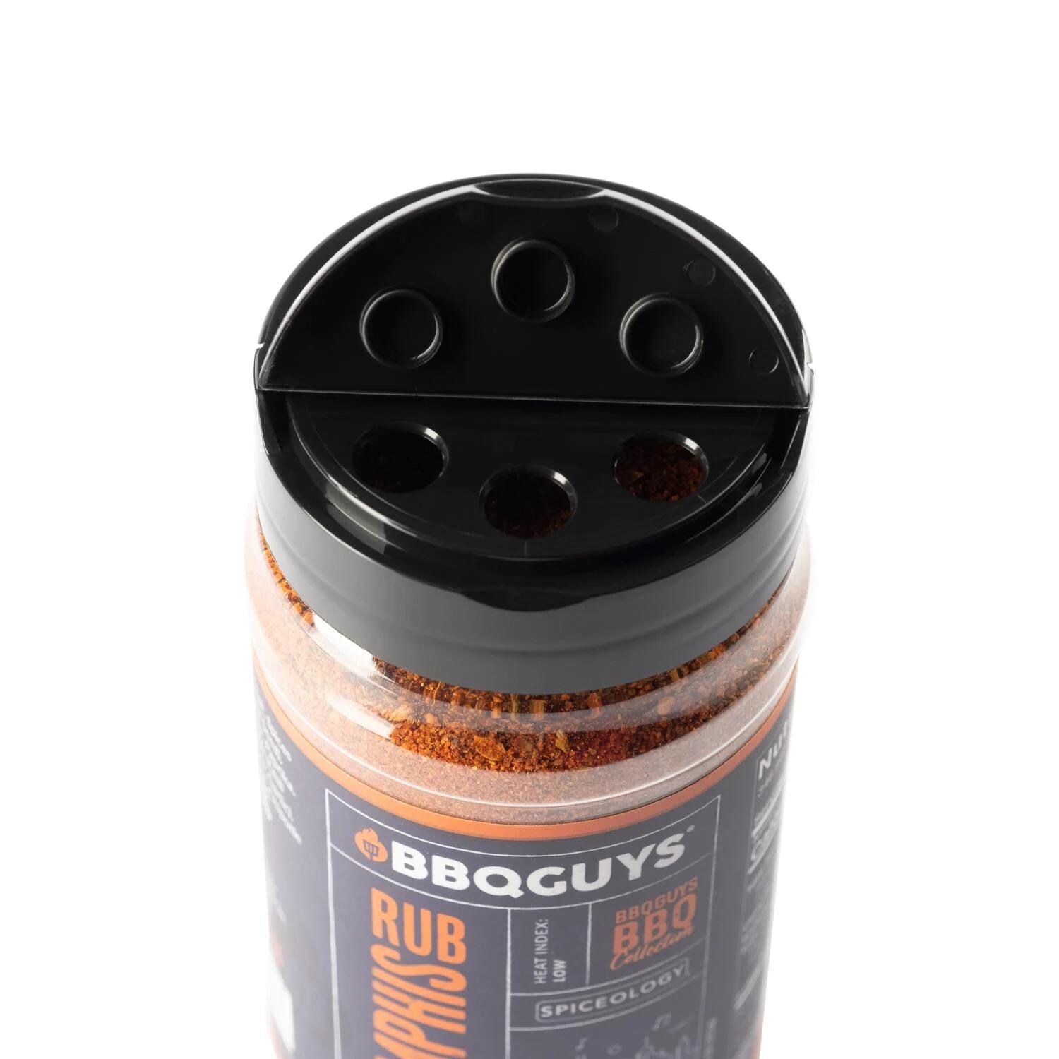 BBQGuys Signature x Spiceology Carolina, Kansas City, & Memphis Rub Variety Pack - Flip Top With Small Holes thumbnail
