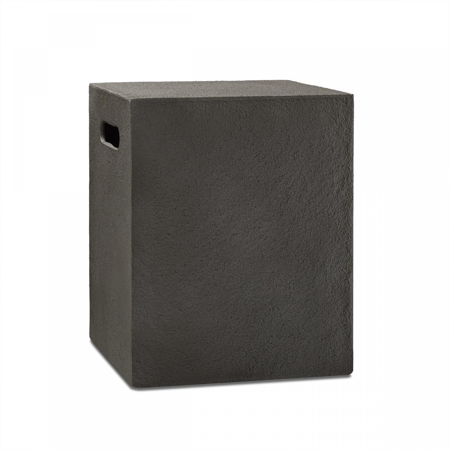 Villa Flora Propane Tank Cover by Lakeview - Glacier Gray - Angled - White Background thumbnail