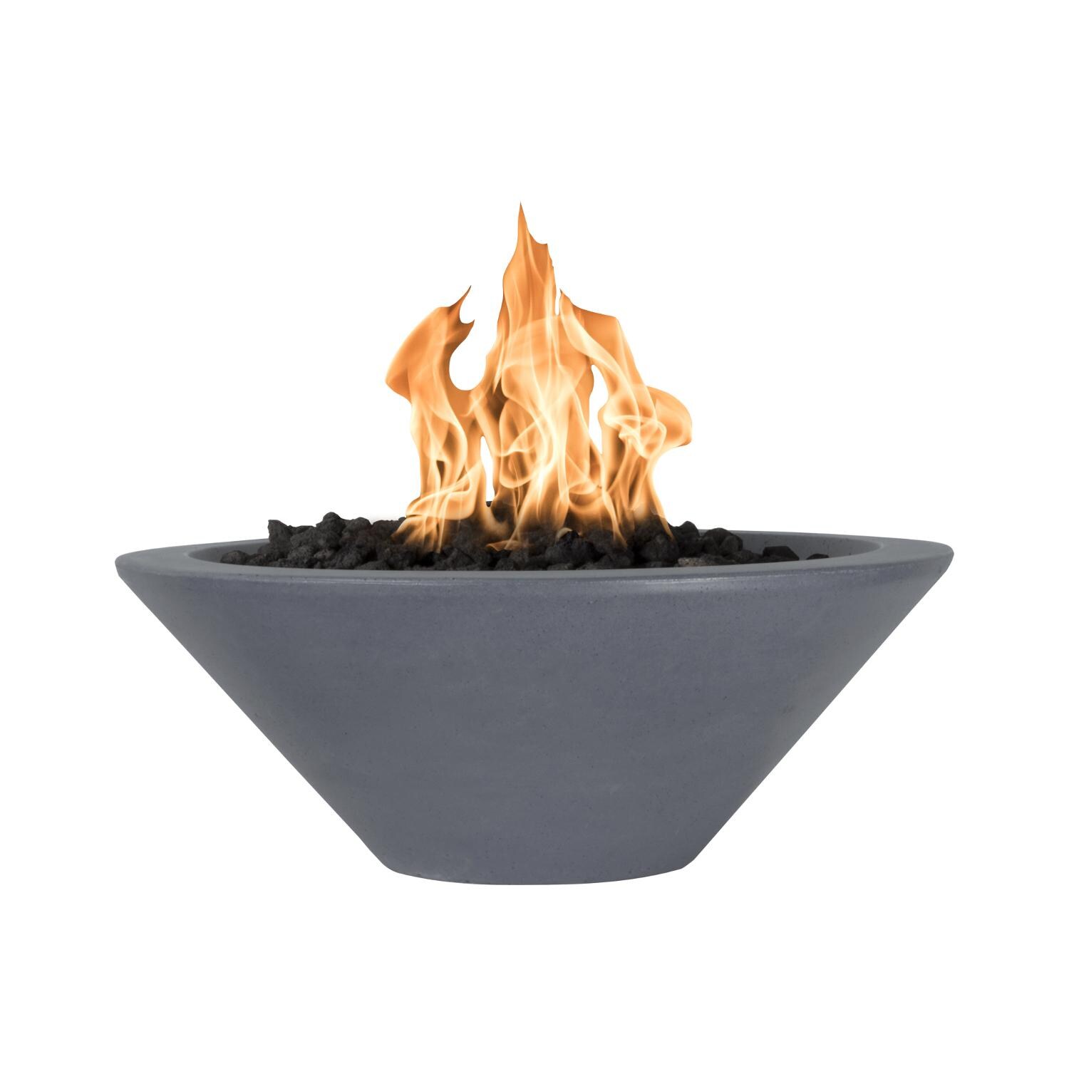 Top Fires by The Outdoor Plus Cazo Gas Fire Bowl - Gray thumbnail