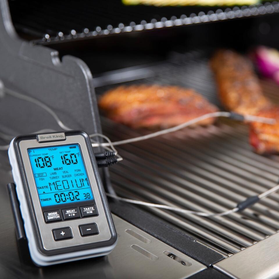 Broil King Digital Side Table Thermometer - 61935 - On Side Table - Lifestyle thumbnail