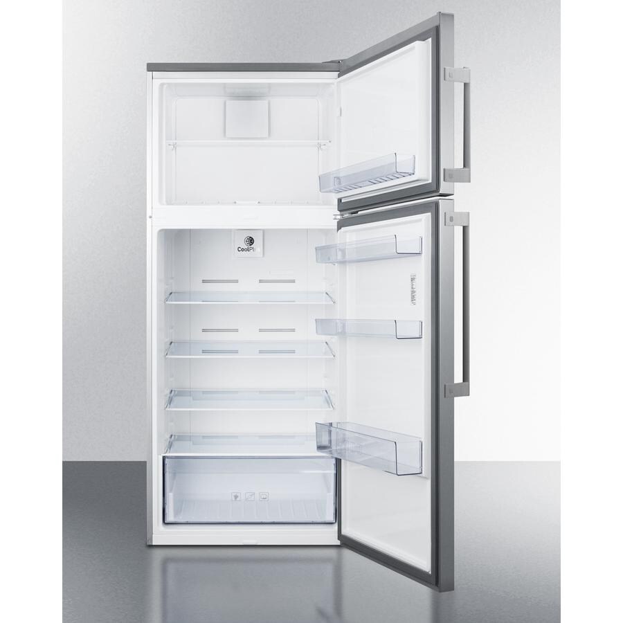 Summit 28-Inch 9.67 Cu. Ft. Freestanding Top Freezer Refrigerator - Open View thumbnail