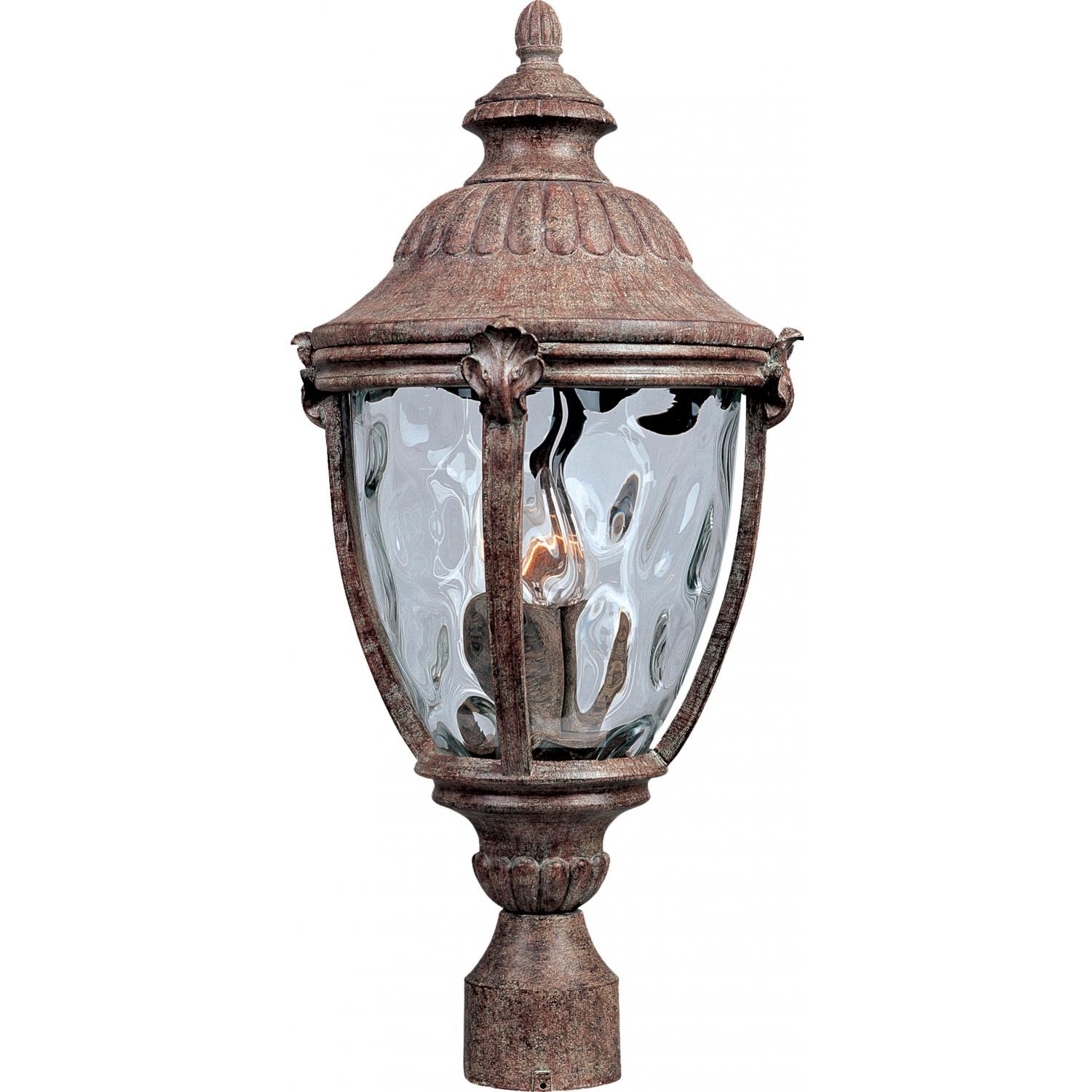 Maxim Morrow Bay VX Three Light 24-Inch Outdoor Post Light - Earth Tone - 40281WGET image