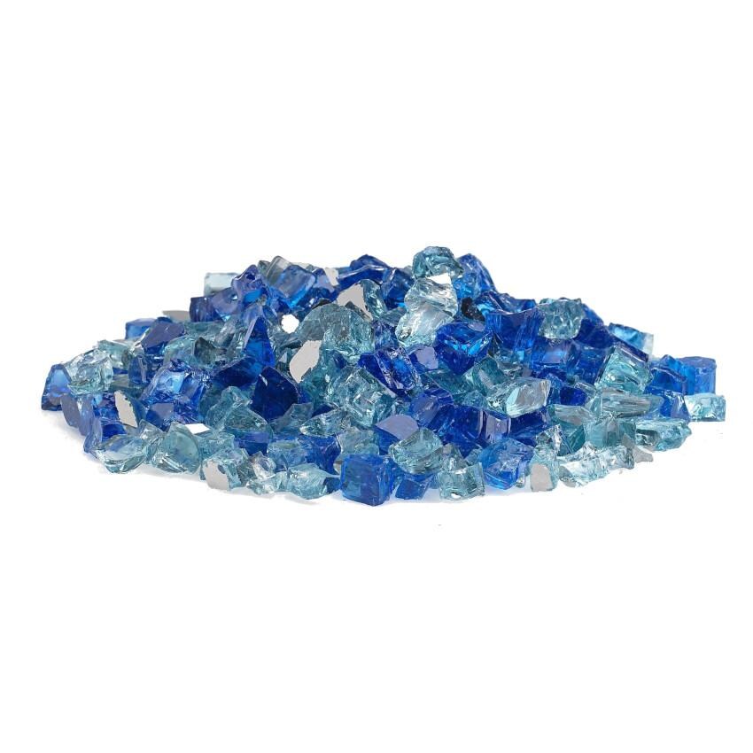 BBQGuys Signature AFF-BBRF12-10 1/2-Inch Bora Bora Reflective Fire Glass - Glass Pile thumbnail