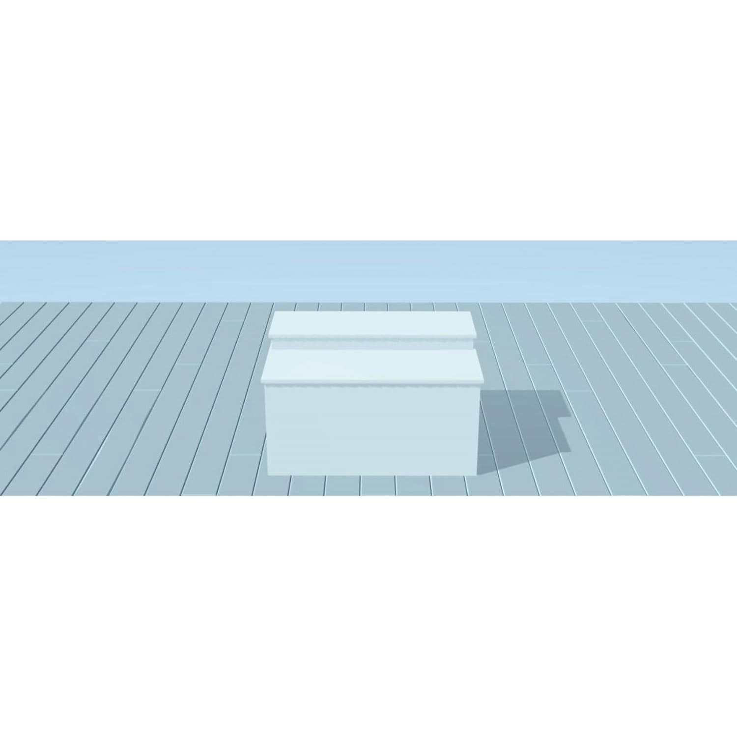 Pro-Fit PRODIY6B DIY PRO 6' Unfinished Island w/ Bar - Rendered Image - White Background thumbnail