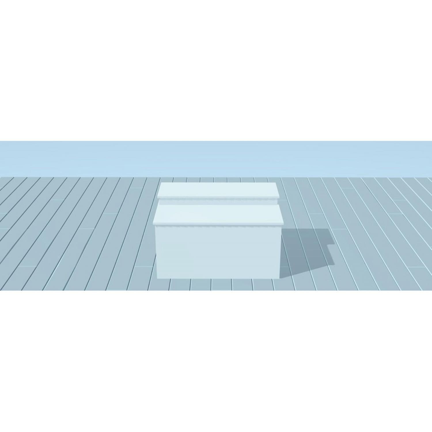 Pro-Fit PRODIY6B DIY PRO 6' Unfinished Island w/ Bar - Rendered Image - White Background thumbnail