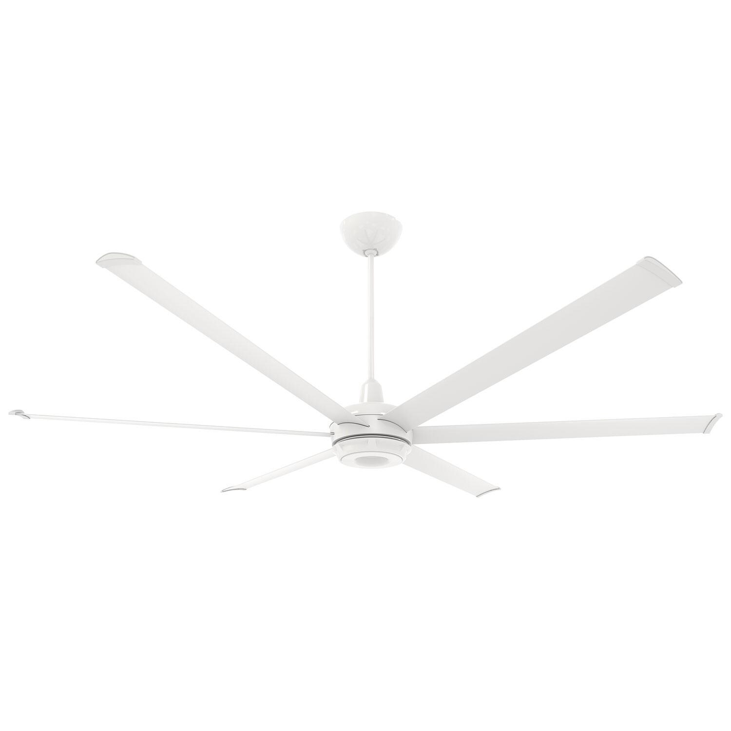Big Ass Fans MK-ES62-072306A787I20S34 84-Inch es6 Ceiling Fan Kit Universal Mount W/ 20-Inch Ext Tube White thumbnail