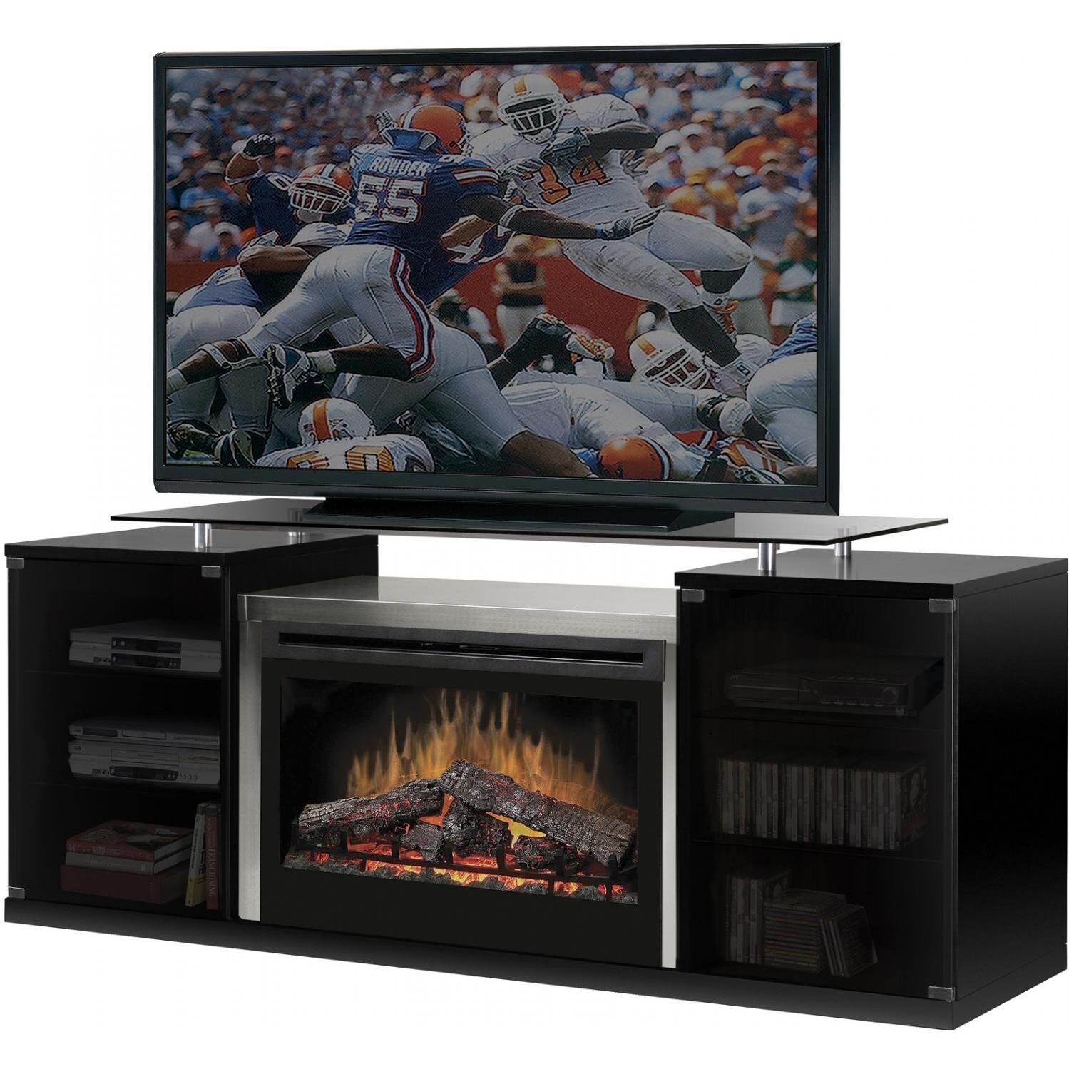 Dimplex Marana 75-Inch Electric Fireplace Media Console - Front View thumbnail