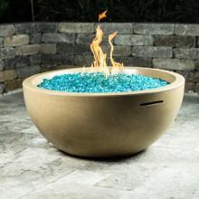 BBQGuys 36-Inch Natural Gas Fire Bowl - Tan