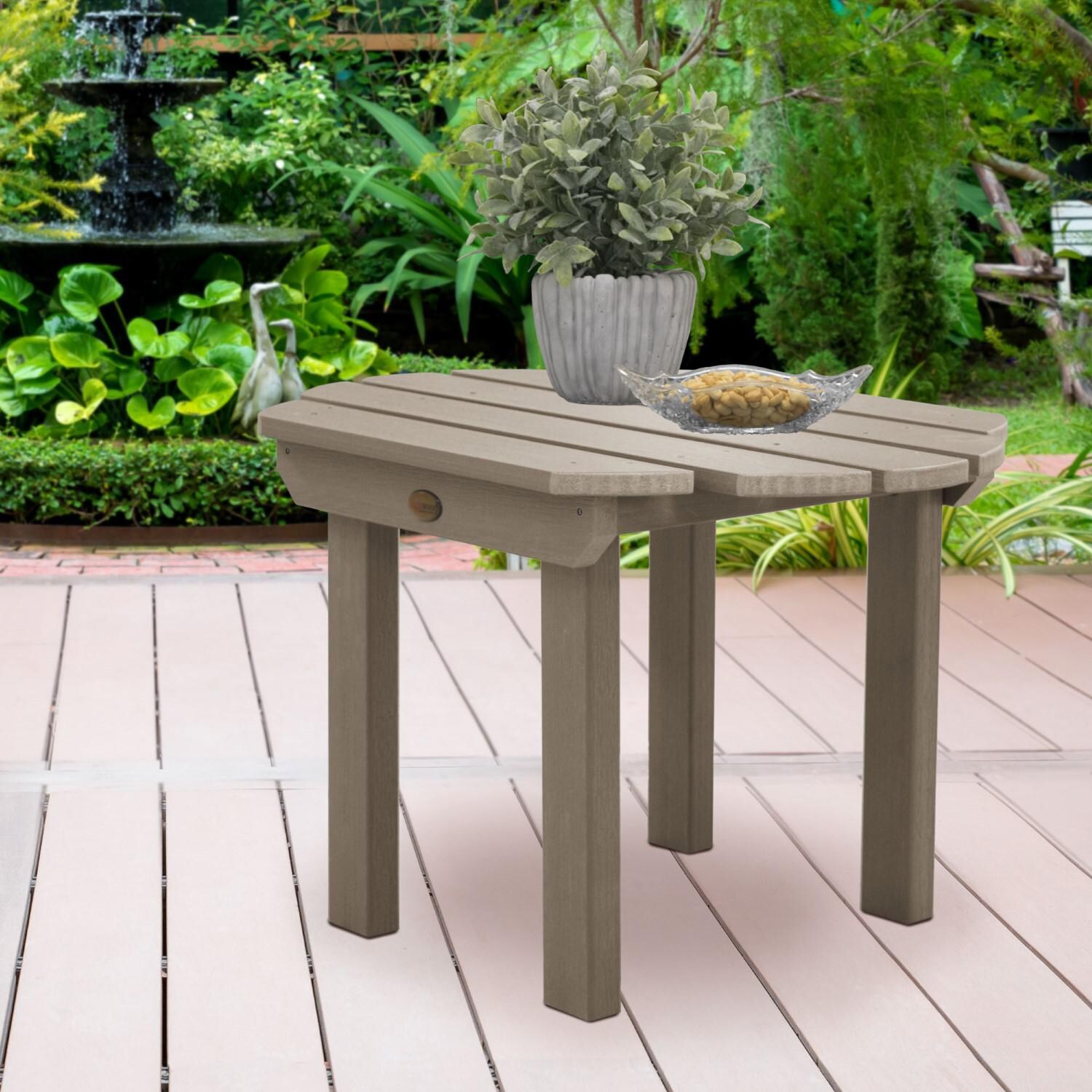 Lakeview Paradise Key Side Table - Woodland Brown thumbnail