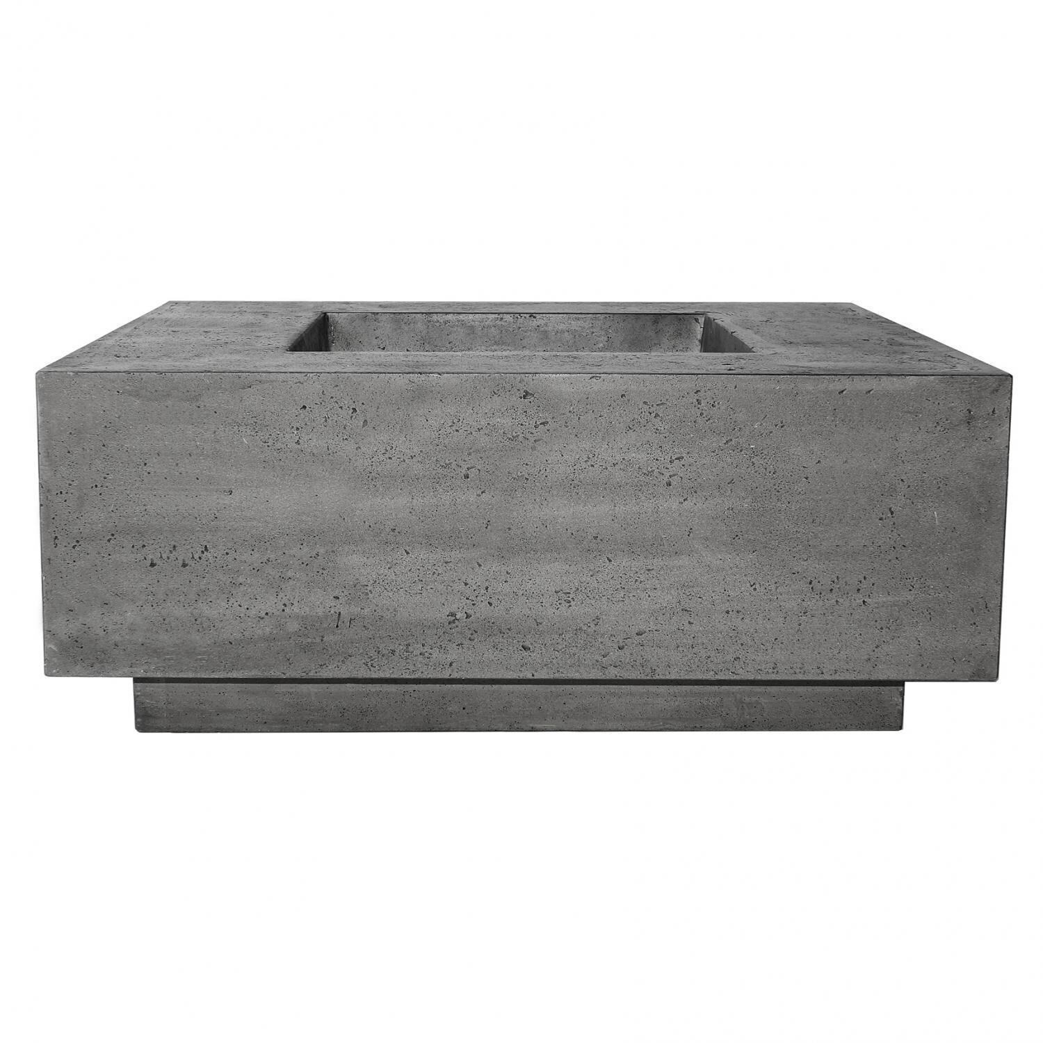 Prism Hardscapes SCPH-427-4LP Tavola 42 42-Inch Propane Square Fire Pit Table - Front View - White Background thumbnail