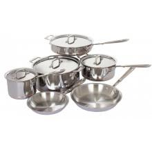 All-Clad Copper-Core Stainless Steel 10-Piece Cookware Set image