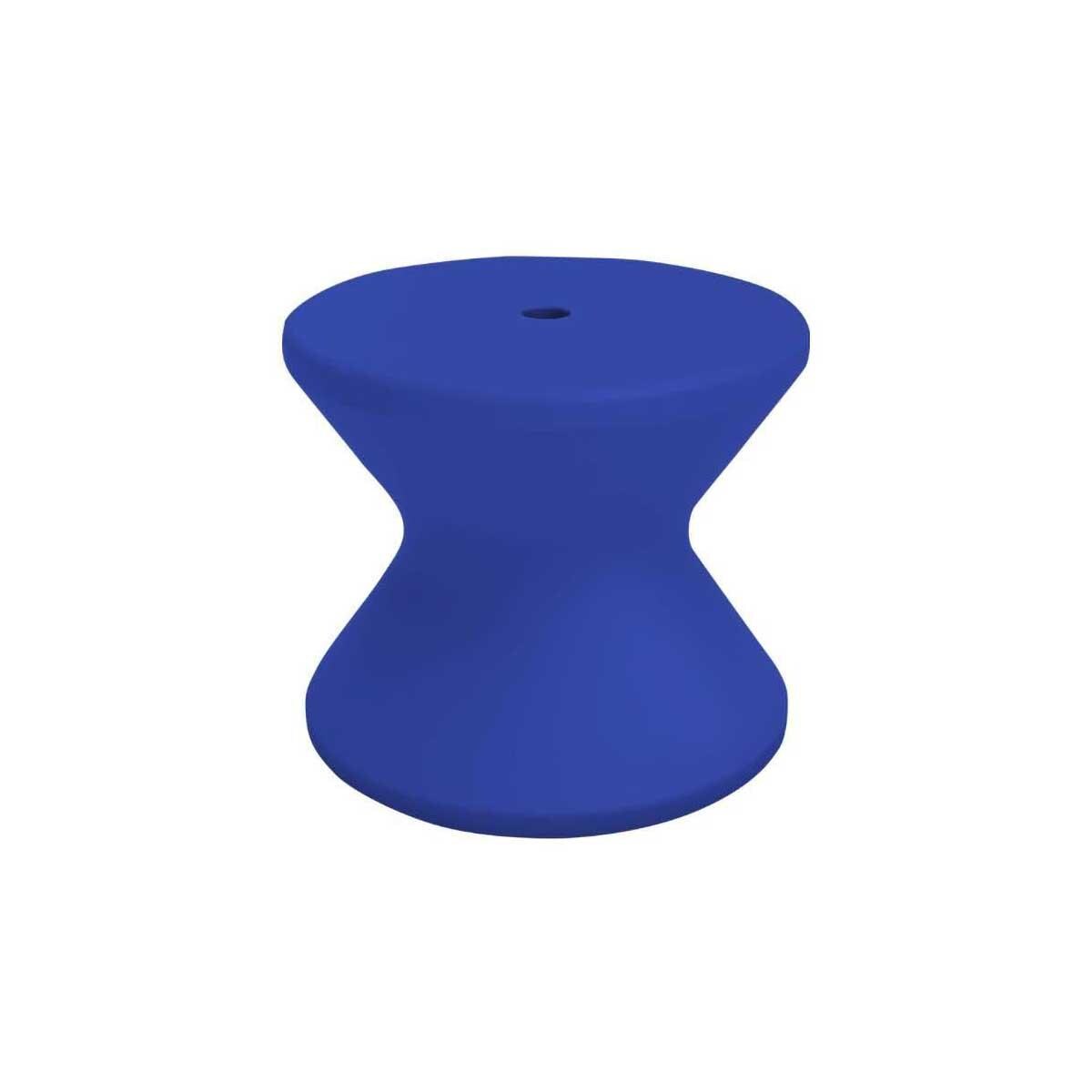 Ledge Lounger Signature Side Table W/Umbrella Hole - Dark Blue - White Background thumbnail
