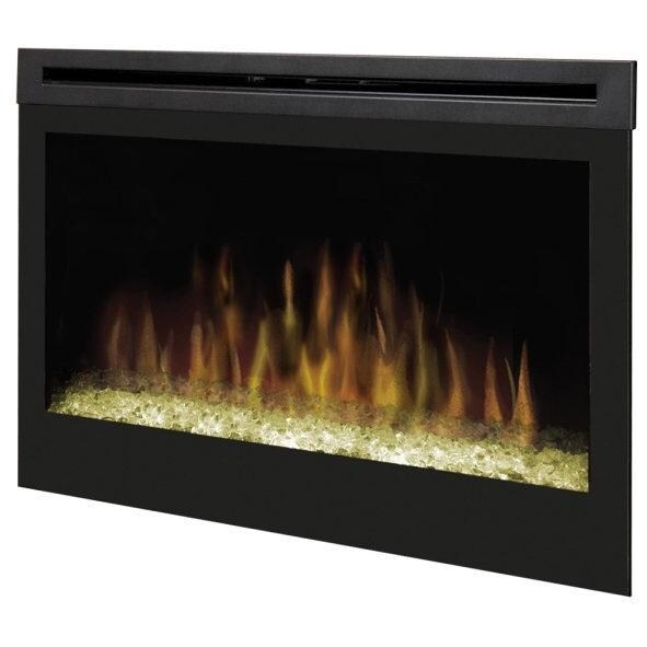 Dimplex 33-Inch Self-Trimming Electric Firebox - Glass Embers - DFG3033