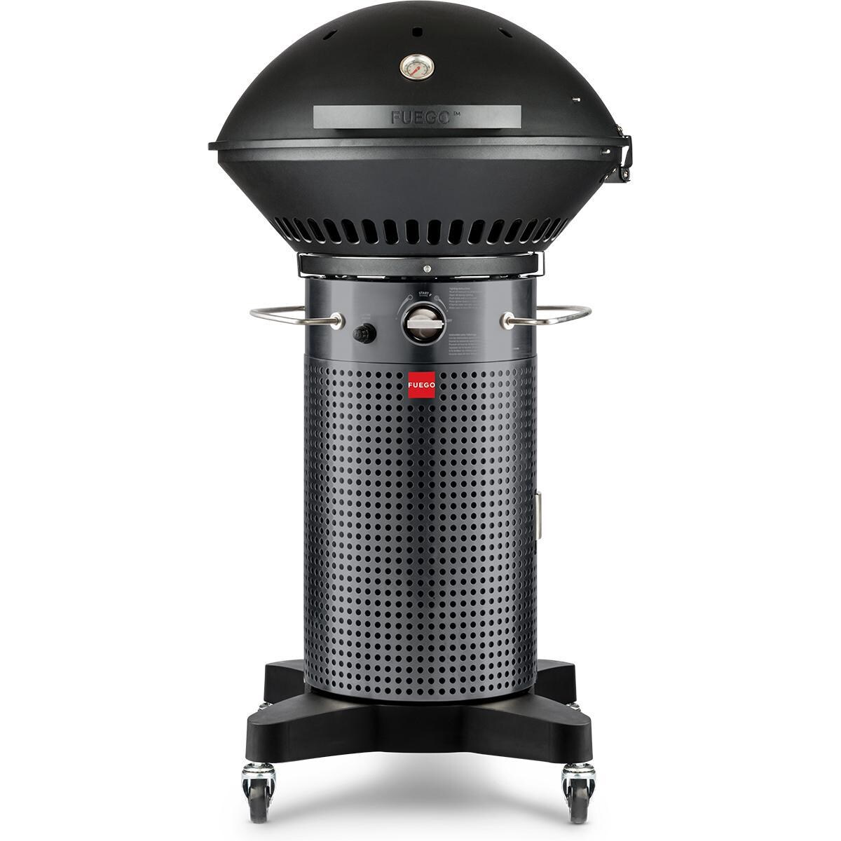 Fuego Professional 24-Inch 2-Burner Natural Gas Grill - Carbon Steel (Ships As Propane With Conversion Fittings) - F24C