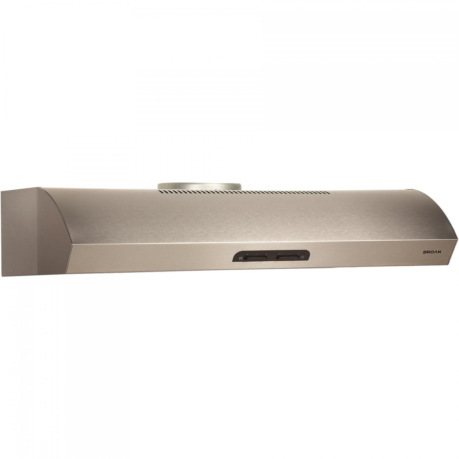 Broan 42-Inch 300 CFM Under Cabinet Range Hood - Stainless Steel - QP142SS